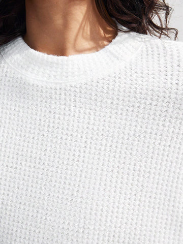 BIZwear Women's Batwing Sleeve Solid Color T-Shirt