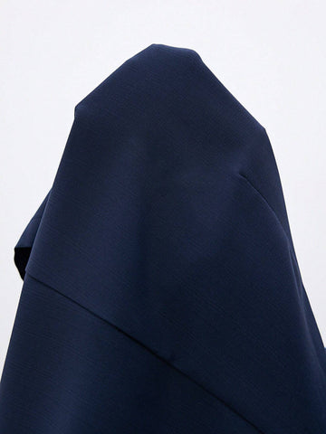 Women's Solid Color Button Front Flip Pocket Leisure Romper Shorts