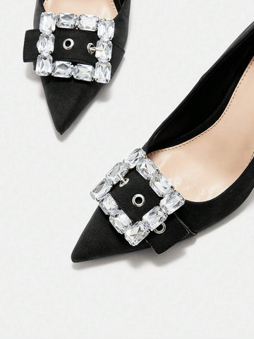 Women's Spring/summer/autumn Fashionable Pointed Toe High Heels For Outdoor Wea