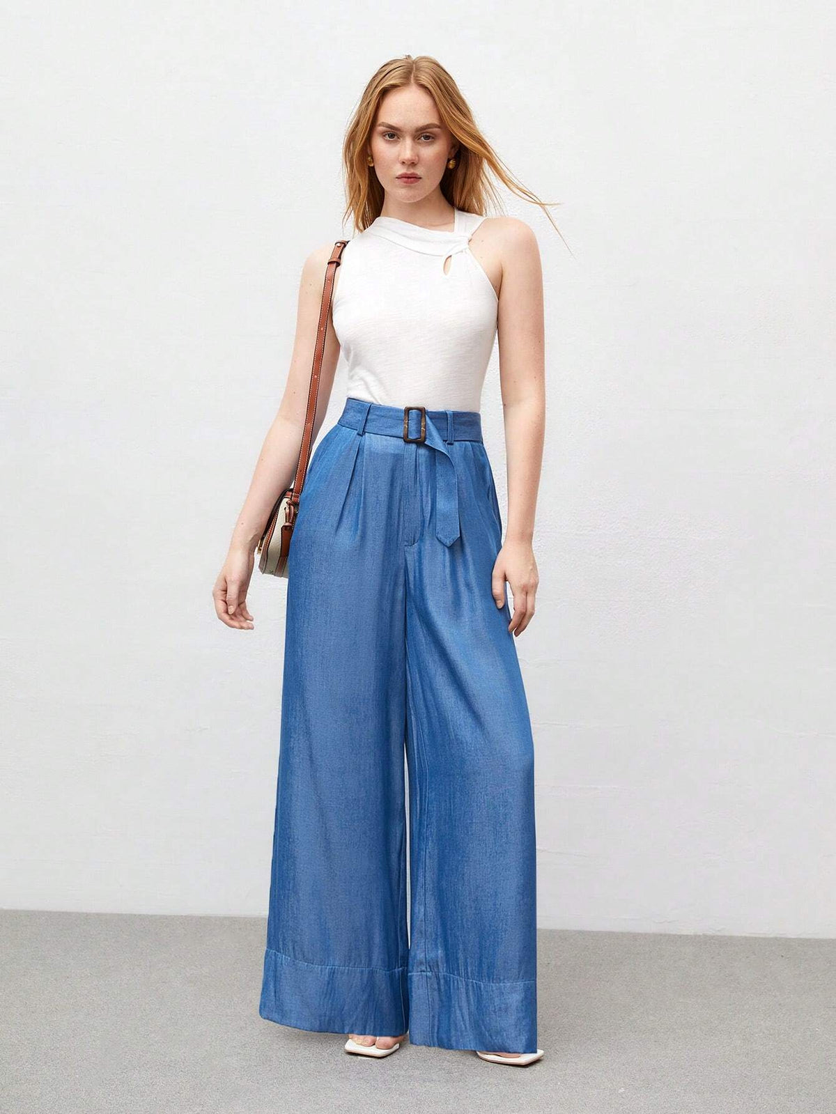 BIZwear Women's Wide Leg Loose Pants