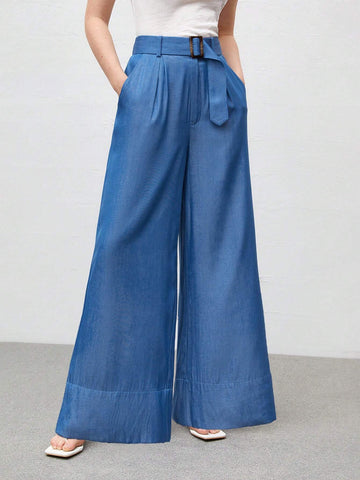 BIZwear Women's Wide Leg Loose Pants