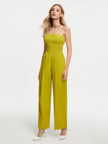 Natasha Graziano Women's Strapless & Waist Cinching Jumpsuit