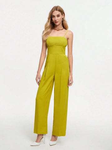 Natasha Graziano Women's Strapless & Waist Cinching Jumpsuit