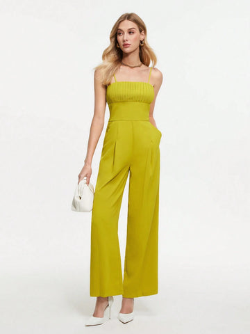 Natasha Graziano Women's Strapless & Waist Cinching Jumpsuit