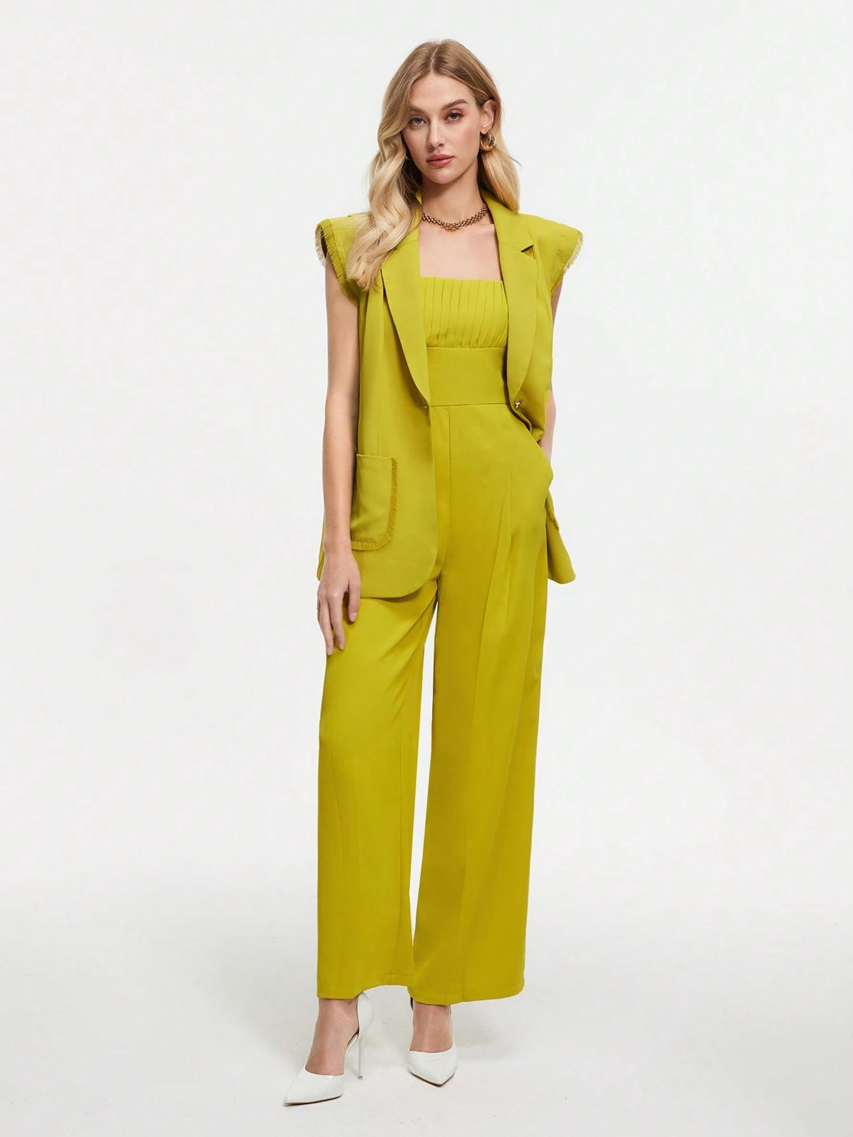 Natasha Graziano Women's Strapless & Waist Cinching Jumpsuit