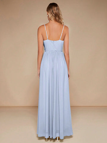 Cut Out Front Cami Bridesmaid Dress
