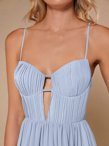 Cut Out Front Cami Bridesmaid Dress
