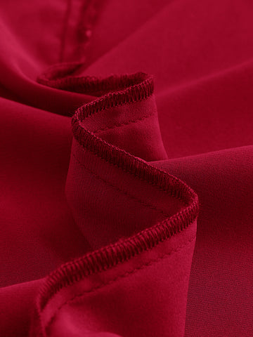 Draped Front Split Back Cami Bridesmaid Dress