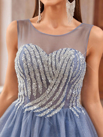 Elegant And Cute Light Luxury Women Fashionable Tube Top Style Dress  Suitable For Music Festivals, Graduation Season, Back-To-School Season, Dances, Afternoon Tea, Dating, Parties, Cocktail Parties And Other Formal Occasions