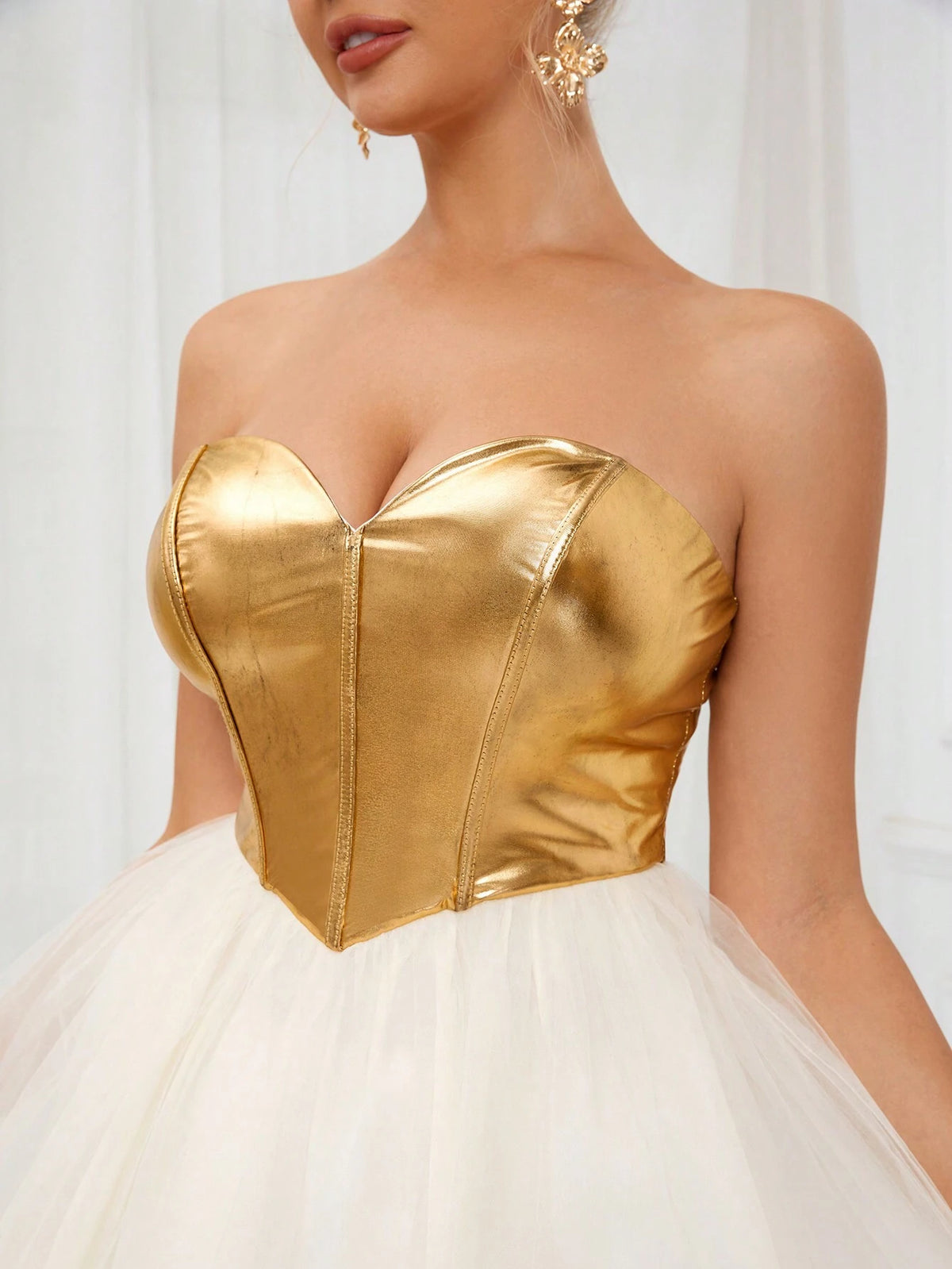 Elegant, Charming, Sexy, Romantic, Cute, Fashionable & Trendy Women Volume Skirt With Puffy Princess & Ballet Style, Perfect For Music Festival, Graduation, Back-To-School Season, Party, Cocktail Party & Other Formal Occasions