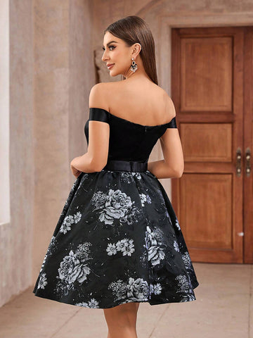 Elegant, Dignified, Sophisticated And Charming, Fashionable And Popular Women's Knee-Length Puff Gown, Graduation Ceremonies, And Back-To-School Seasons. , Dance/Tea Date, Cocktail Party