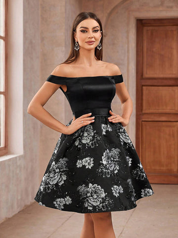 Elegant, Dignified, Sophisticated And Charming, Fashionable And Popular Women's Knee-Length Puff Gown, Graduation Ceremonies, And Back-To-School Seasons. , Dance/Tea Date, Cocktail Party