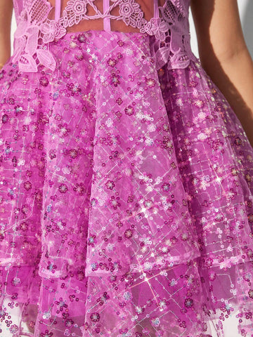 Elegant, Gorgeous, Romantic, Cute, Exquisite And Charming, Fashionable Woman,  Wedding Guest, Bachelorette Party, Back-To-School Season, Graduation Dance Afternoon Tea Date Party Cocktail Dress