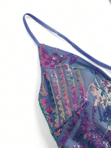 Elegant, Gorgeous, Sexy, Charming, Exquisite And Fashionable Woman,  Back Strap Design, Backless Glitter, Homecoming, Graduation Season, Prom, Formal Party, Parent-Child Dress