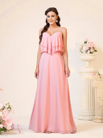 Elegant, Romantic, Elegant, Elegant, Dignified, Cute, Sweet And Charming,Travel, Wedding, Bohemian Style Seaside Wedding Outdoor Wedding Lawn Wedding Formal Wedding Bridesmaid Dress