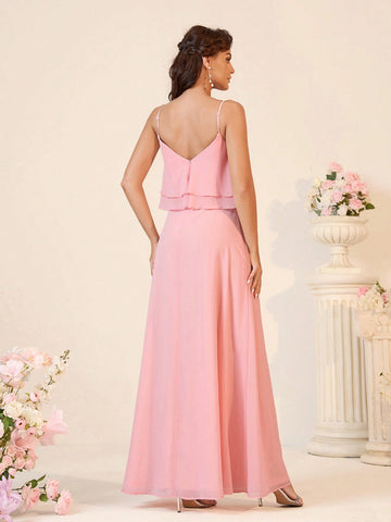 Elegant, Romantic, Elegant, Elegant, Dignified, Cute, Sweet And Charming,Travel, Wedding, Bohemian Style Seaside Wedding Outdoor Wedding Lawn Wedding Formal Wedding Bridesmaid Dress