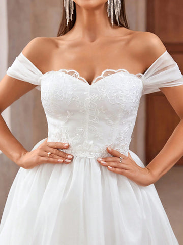 Elegant, Romantic, Gorgeous, Exquisite, Charming And Atmospheric,Big Swing Fluffy Princess Style Mid-Length Style Is Very Suitable For The Calf Graduation Balls, Cocktail Parties, Bridal Showers