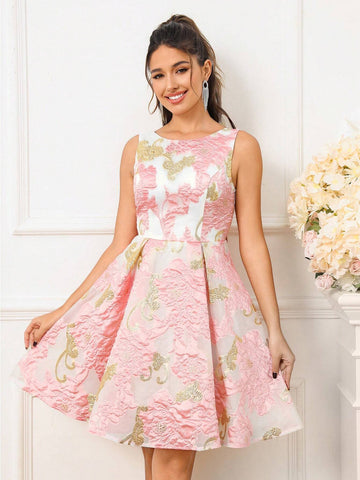 Elegant, Romantic, Retro, Sweet, Cute, Sexy, Gorgeous And Charming,V-Neck, Backless, Prom Afternoon Tea Date Parent-Child Outfit Parent-Child Dress Cocktail Party Dress