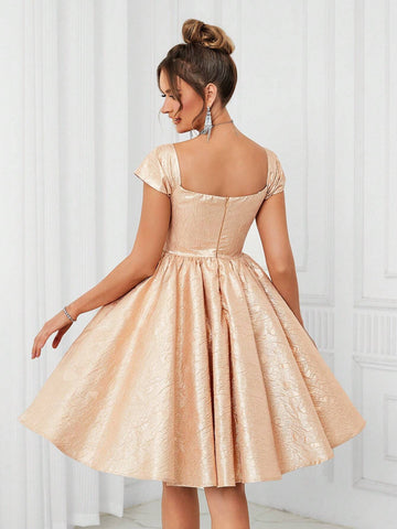 Elegant, Romantic, Sweet, Cute, Sexy, Gorgeous And Charming, Fashionable Woman, Season, Graduation Season, Prom, Afternoon Tea Date, Parent-Child Outfit, Parent-Child Dress, Cocktail Party Dress