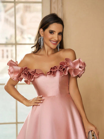 Elegant, Simple, Elegant, Exquisite And Charming, Fashionable And Popular Women's Graduation Prom, Afternoon Tea Party And Cocktails Meeting