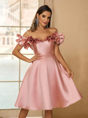 Elegant, Simple, Elegant, Exquisite And Charming, Fashionable And Popular Women's Graduation Prom, Afternoon Tea Party And Cocktails Meeting