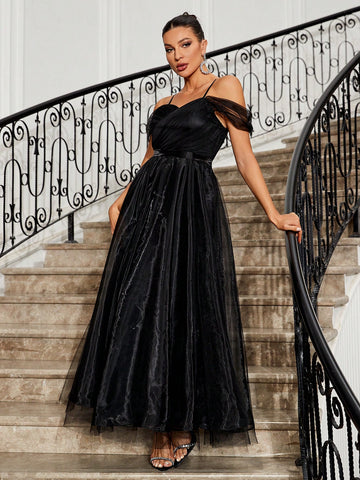 Elegant & Romantic Off Shoulder Wedding Dress