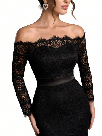 Evening Cocktail Dress For Women (Heavy Embellishment)