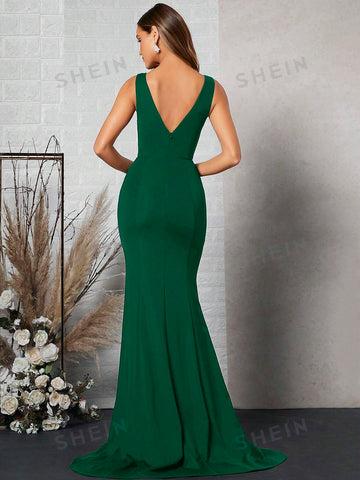 Mermaid Hem Formal Dress