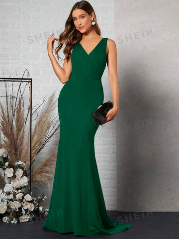 Mermaid Hem Formal Dress