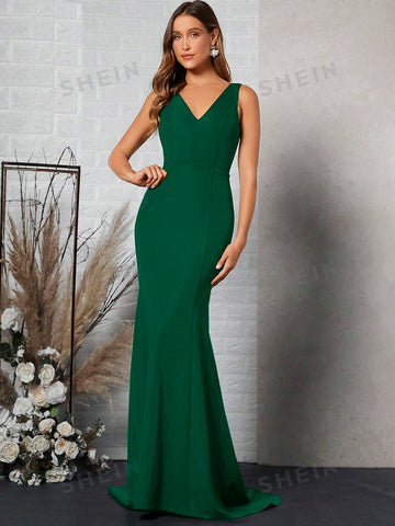 Mermaid Hem Formal Dress