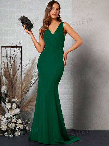Mermaid Hem Formal Dress