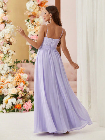 Minimalist Style Bridesmaid Cami Dress