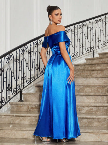 Off Shoulder Bride'S Maid Dress, Elegant, Gorgeous, Romantic