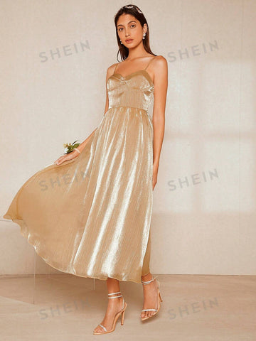 Solid Cami Bridesmaid Dress