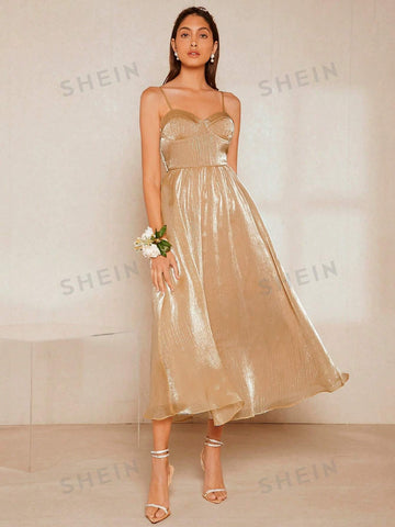 Solid Cami Bridesmaid Dress