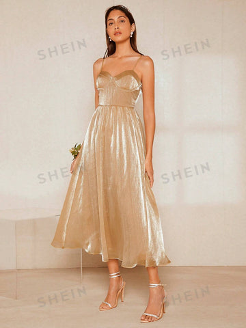 Solid Cami Bridesmaid Dress