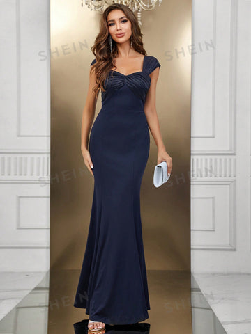 Sweetheart Neck Mermaid Hem Bridesmaid Dress