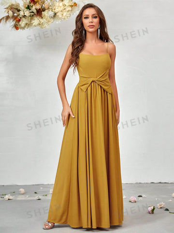Twist Front Cami Maxi Dress