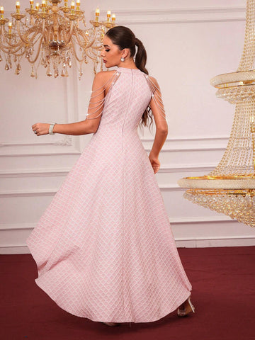 Women's Chain Decorated Ball Gown (Heavy Duty)