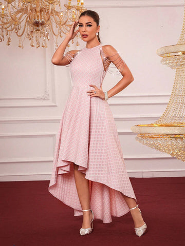 Women's Chain Decorated Ball Gown (Heavy Duty)