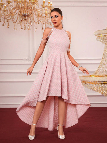 Women's Chain Decorated Ball Gown (Heavy Duty)