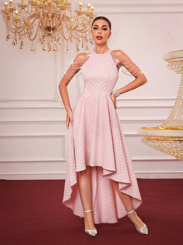 Women's Chain Decorated Ball Gown (Heavy Duty)