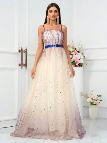 Women's Formal Fashion Evening Dress (Heavy Model)