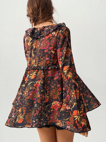 BohoFeels Floral Print Women Vacation Shirt