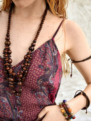 Peplum Hemline Vacation Cami Jumpsuit