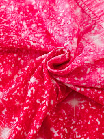 Christmas Santa Claus Print Crew Neck Short Sleeve Top And Elastic Waist Flare Leg Pants Casual 2pcs Set For Young Girls