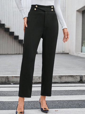 Clasi Button Detail Pants