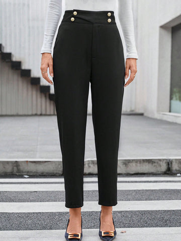 Clasi Button Detail Pants