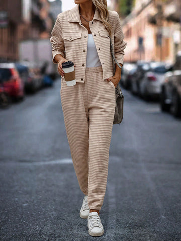 Flap Detail Jacket & Sweatpants