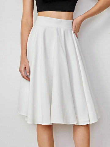 Clasi High Rise Wide Waistband Circle Skirt